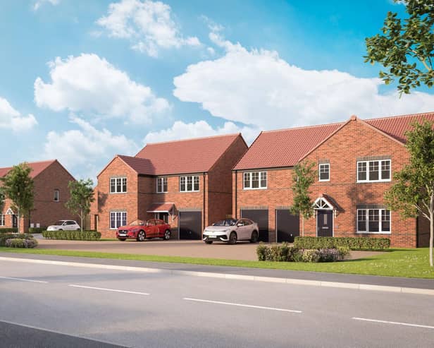 CGI image of proposed housetypes to be built if plans for development are approved