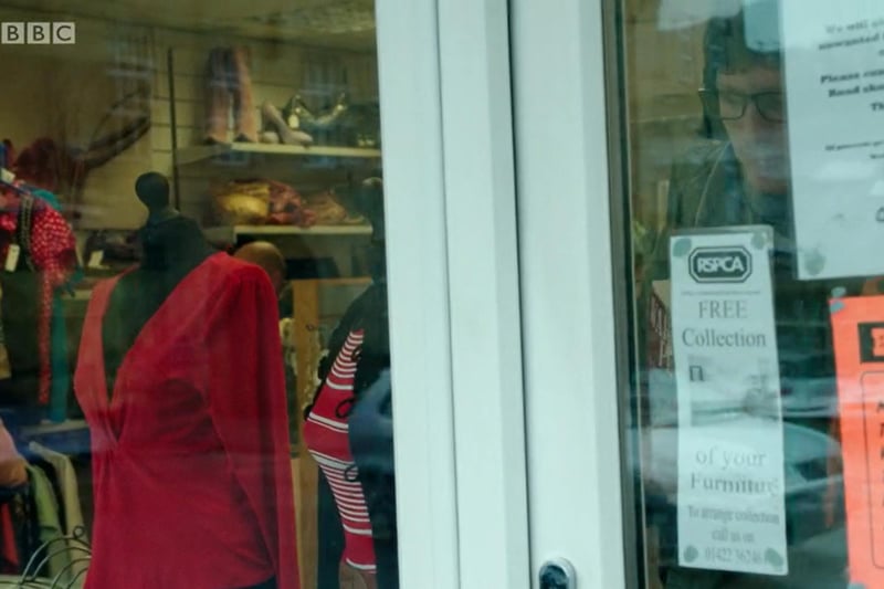 Tommy Lee Royce visited the old RSPCA charity shop in Sowerby Bridge in the fifth episode of the first series.