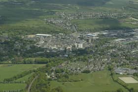 An aerial view of part of Calderdale