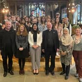 The Hon Sarah Owen, Holly Lynch MP, Calderdale Council, Calderdale College and Trinity Sixth Form Academy came to the Minster to relaunch The Minster Series.
