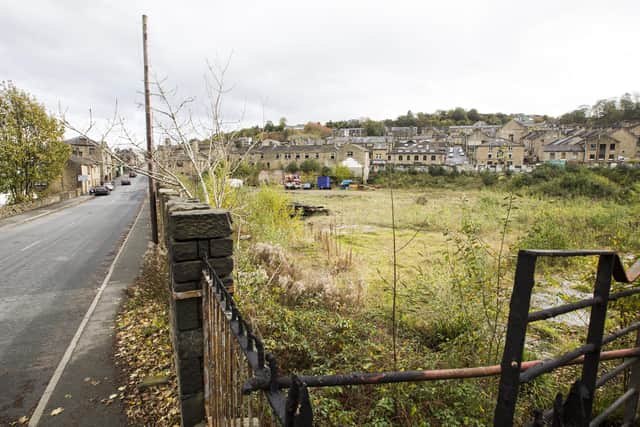Proposed site for new Lidl supermarket at former Horsfall's Mill, West Vale.