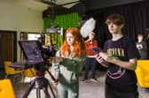 Calderdale College students at the expanded campus