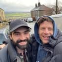 James Norton, who played Tommy Lee Royce, with Alex Secareanu, who played gangster boss Darius Kenezevic
