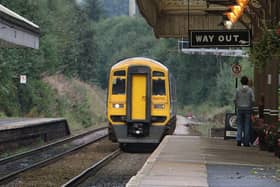 Hebden Bridge Railway Station.
