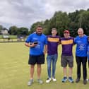 The day involved a crown green bowls challenge