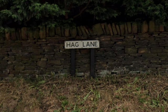 The average property price for Hag Lane is £624,000