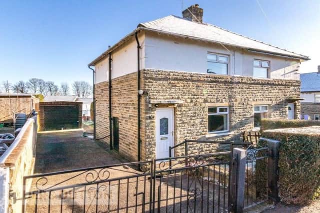 This two-bedroom semi-detached property is for sale in Adgil Crescent, Southowram, Halifax, HX3 9SD, for £169,000.  It has off road parking, a garage, lawned area to the front and private rear garden with a large lawn and patio seating area. Call 01422 433849 for details.