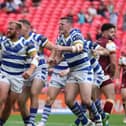Halifax Panthers will be welcoming “club legend” Brandon Moore - pictured here celebrating Fax's only try in last season's 1895 Cup final at Wembley - back to The Shay on Sunday, April 7, when Batley Bulldogs visit for the round three Championship clash (kick off 3pm). Photo by Simon Hall.