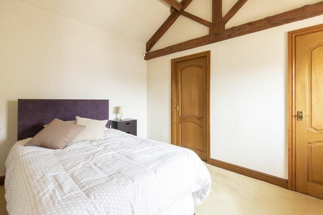 In addition, there is a single storey annexe, connected to the main house, providing a sitting room, double bedroom with walk-in wardrobe and en-suite shower offering the potential to provide accommodation for a dependent relative or for rental.