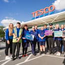 The team at Tesco. Picture: Matt Radcliffe Photography