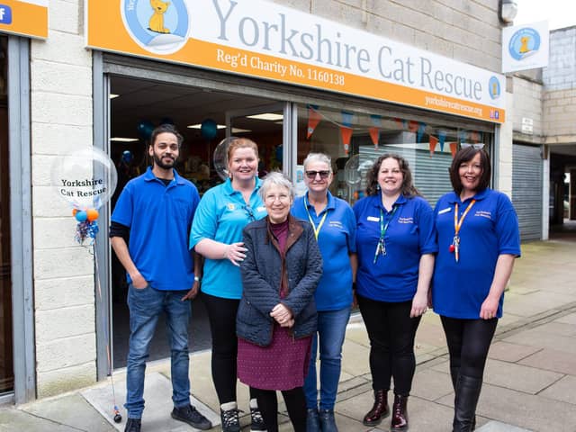 New Yorkshire Cat Rescue shop in Wellington Arcade, Brighouse