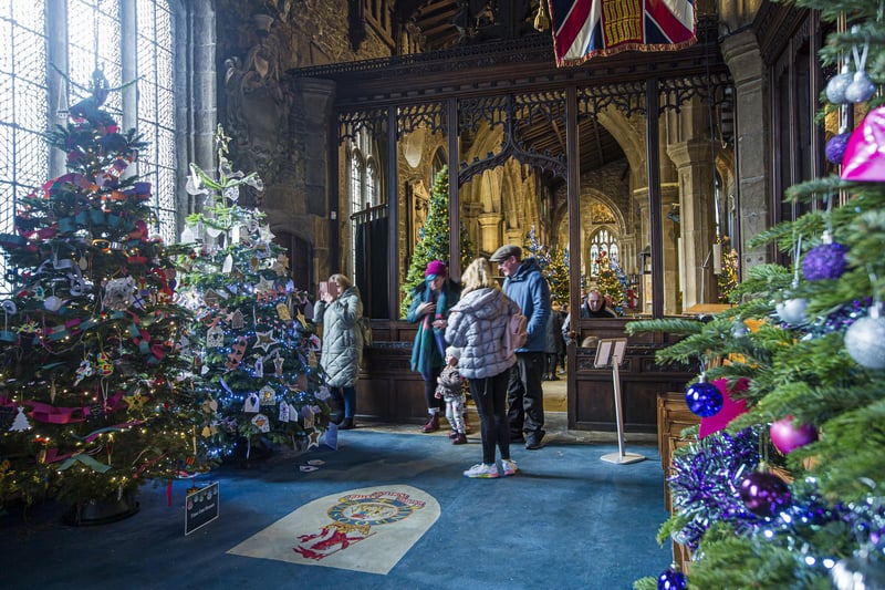 There was plenty to see at the Halifax Minster Christmas Tree festival.