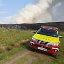 Calderdale firefighters helped tackle this week's blaze on Marsden Moor