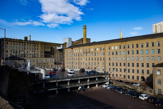 Dean Clough is a well known area of Halifax and was originally built in the 1840s to 1860s for Crossley Carpets. At the time it was the worlds largest carpet factory at half a mile long with 1,250,000 square feet.