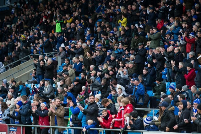 Halifax fans at The Shay