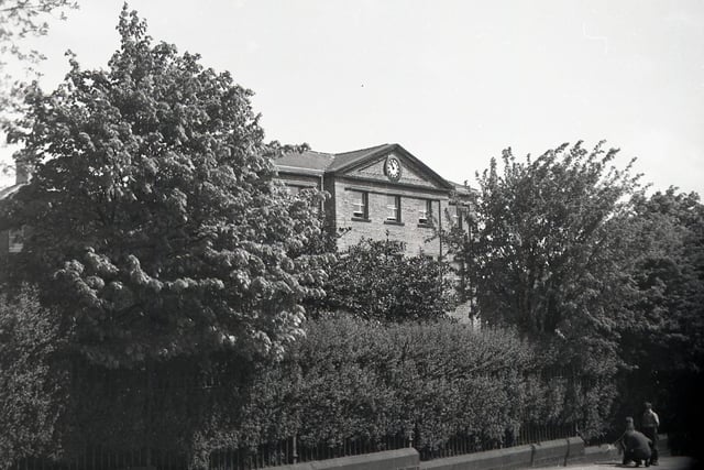 St John's Hospital's former work house, Gibbet Street, 1969.