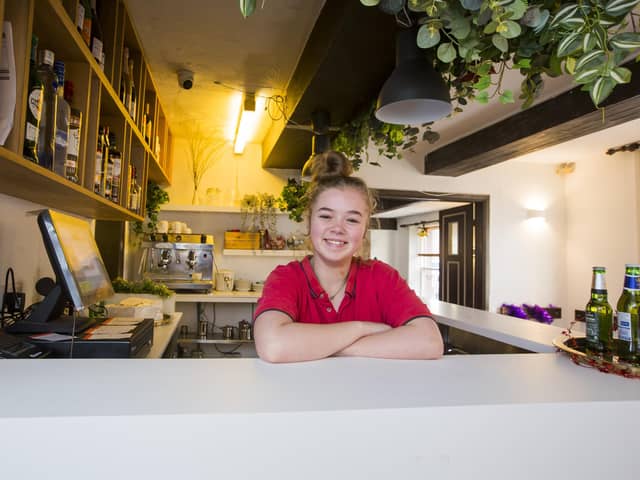 Ashley Portch at Pearsons Fish and Chip Restaurant and Takeaway