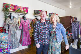 Kevin and Liz Hill, owners of Indian Summer at The Piece Hall