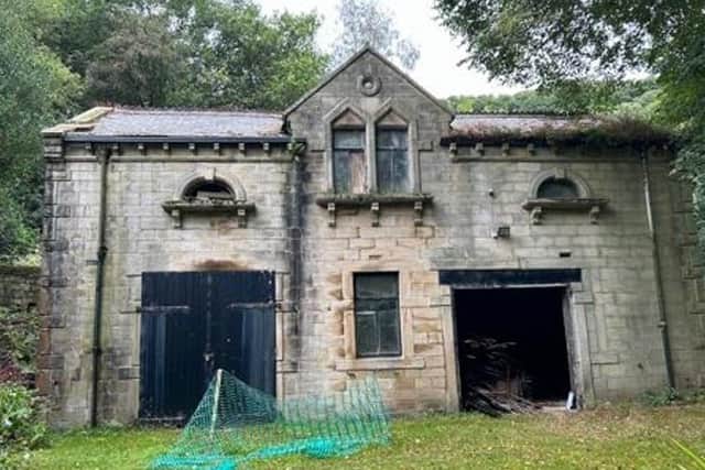 Former Coach House at Acre House, Savile Road, Hebden Bridge. Picture from documents with the application by agents Alison Grant Architects Ltd