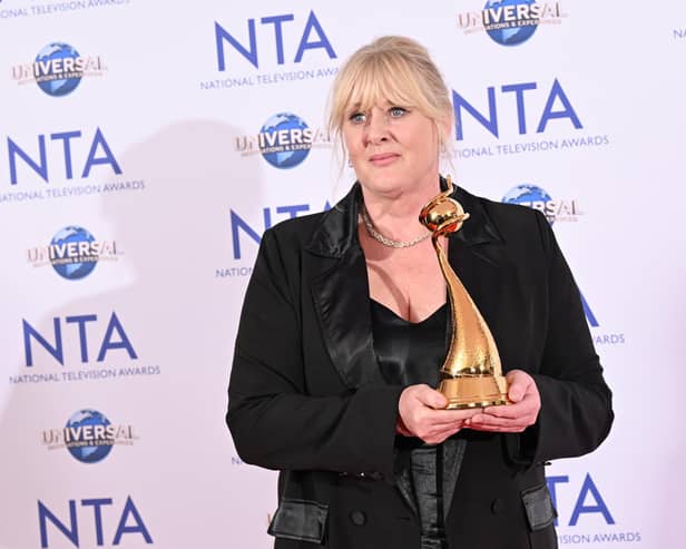 Sarah Lancashire, won the Special Recognition award and the Drama Performance award for her work in "Happy Valley" at the National Television Awards last year