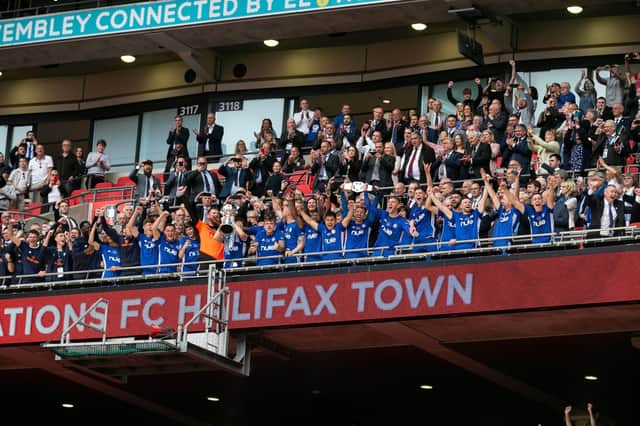 FC Halifax Town's FA Trophy triumph at Wembley in May was undoubtedly their highlight of the year