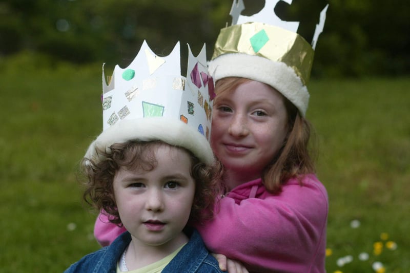 Crowns made at the Bankfield Museum Jubilee workshop in 2002