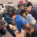 Harriers, young athletes and children conducting CPR