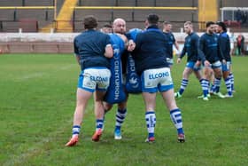 Halifax Panthers have been working hard on and off the training pitch this pre-season. (Photo credit: Simon Hall/Huw Evans Agency).