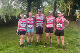 Some of the Valley runners at the Lee Mills Fell Race.