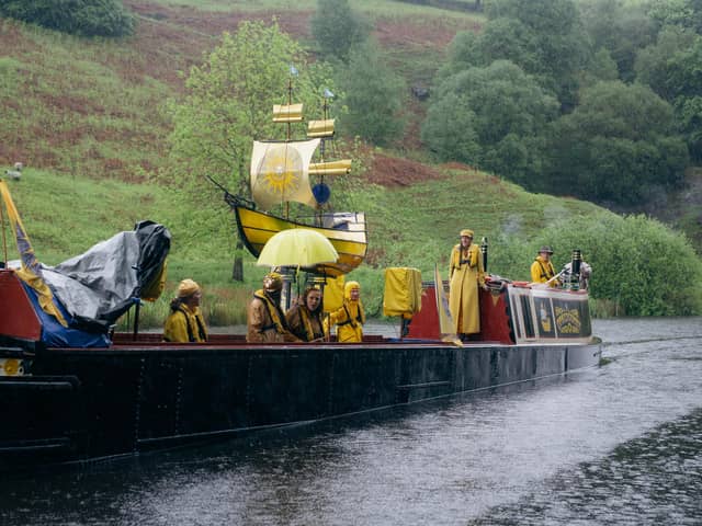 Opal’s Comet recently set sail on its six-day pilgrimage along the canal as part of CultureDale.