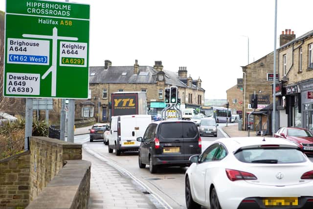 Hipperholme Crossroads.
