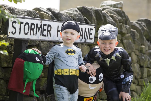 Tadhg Bolton, two, left, and Rory Merrick, seven.