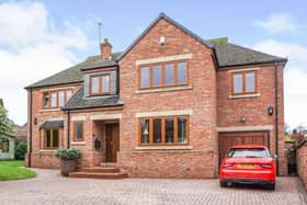 The property on Carleton Road, Pontefract, is described as a truly outstanding, individually styled and constructed detached house.