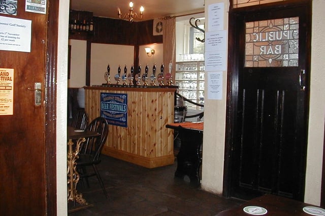 Inside the Red Rooster Pub in Brighouse back in 2004.