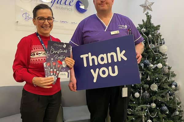 Overgate Hospice have raised more than £15,000 from their annual Christmas raffle