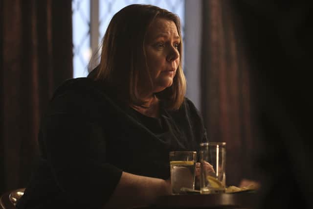 Pat (JOANNA SCANLAN). Picture: BBC/Two Brothers/Matt Squire