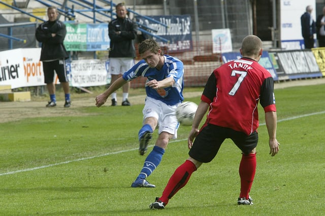 Halifax Town v Droysden this week in 2007