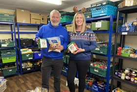 A hamper full of a dozen assorted food essentials, worth more than £100, was given to Calderdale Smartmove, Halifax to kickstart the charity campaign.