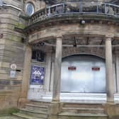 Switch in Halifax town centre has had its entrance secured by a security firm