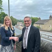 Conservative Parliamentary Candidate for Calder Valley Vanessa Lee with Craig Whittaker MP.
