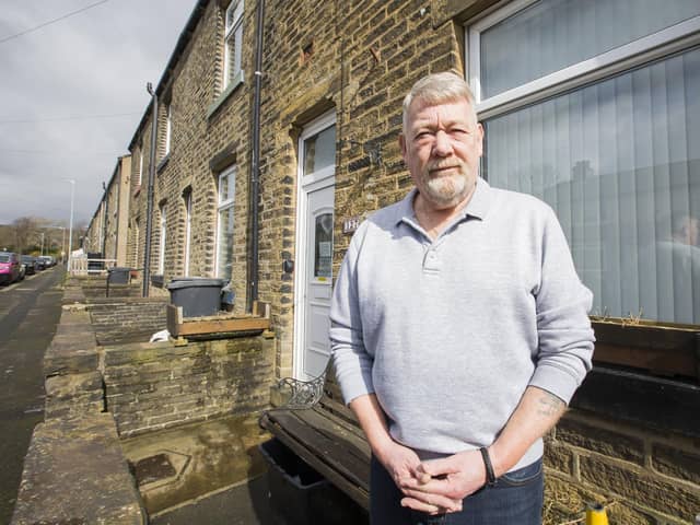 Nige Goodey, whose house was damaged by cavity wall insulation.
