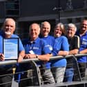 Team Award Recipients (L-R Ian Kelshaw, Andrew Cotterill, Phillip Denison, Cath Munn, Mike Brennan, Jim Wright). Picture: Canal & River Trust