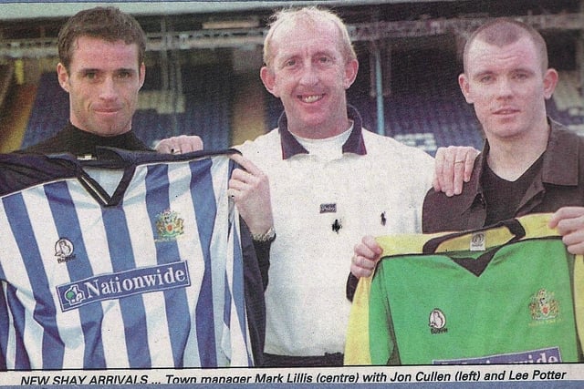 Jon Cullen and Lee Potter with Mark Lillis, 1999-2000