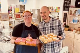 Lucy of Lucy's Little Bake House pictured with her husband, Peter, Homeless Pastor for Halifax
