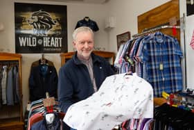 Mark Crabtree has opened new menswear shop at The Piece Hall, Halifax