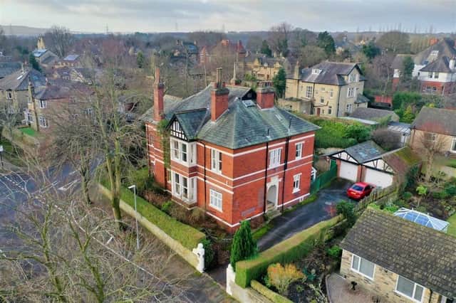 The imposing property near the centre of Skircoat Green is for sale priced at £895,000.