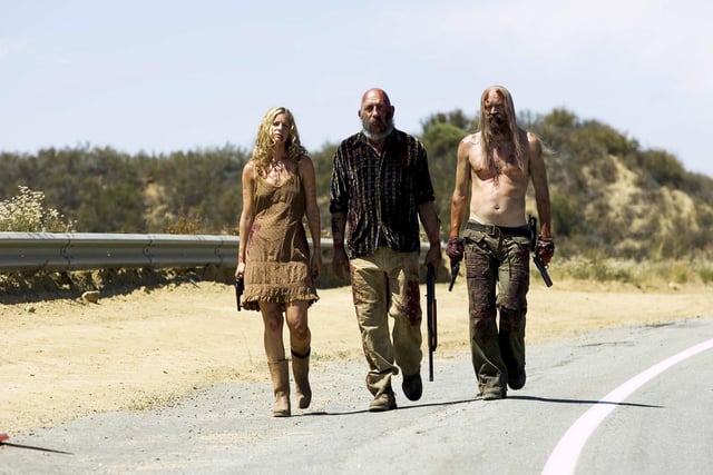 The Devil's Rejects, sometimes seen as House Of A 1000 Corpses 2 is a black comedy horror film written, produced and directed by musician Rob Zombie. Funny and full of gore, the murderous, backwoods Firefly family take to the road to escape the vengeful Sheriff Wydell.