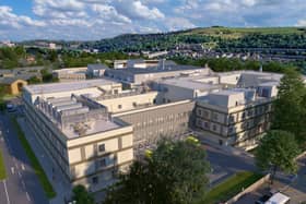 An artist's impression of how the hospital will look once the project is complete