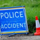 The crash happened this afternoon on Burnley Road in Mytholmroyd
