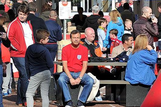 Were you pictured in Sunderland before the game?